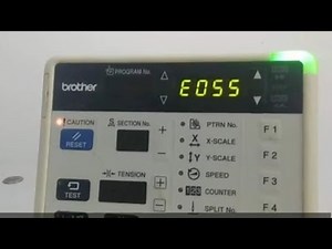 How To Fix E055: BROTHER KE430-F