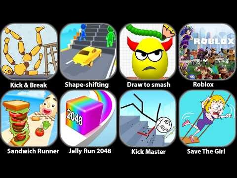 Draw To Smash,Snake Clash,Hide Ball,Freaky Stan,Kick & Break,Minecraft,Lucky balls,Tricky Puzzle