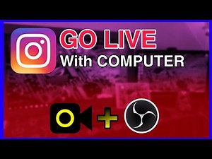 How To Live Stream On Instagram With Computer In Hindi | OBS Studio