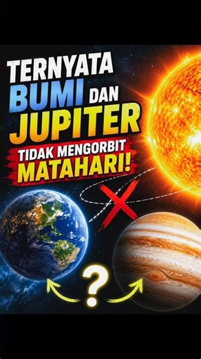 Earth and Jupiter do not orbit the sun as we imagine