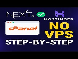 Deploy Next.js Project on Hostinger or cPanel