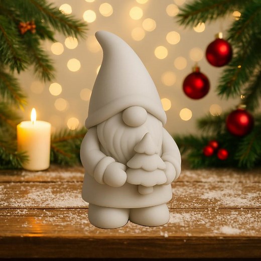 Christmas Gnome STL File: 3D Printable Scandinavian Tomte Figurine (digital Download) - Etsy