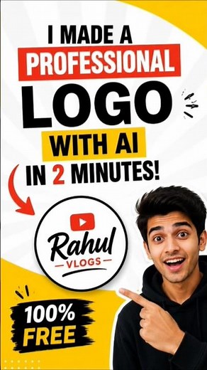 I Made a Professional Logo with AI in 2 Minutes (100% Free) 🔥 (part 1)
