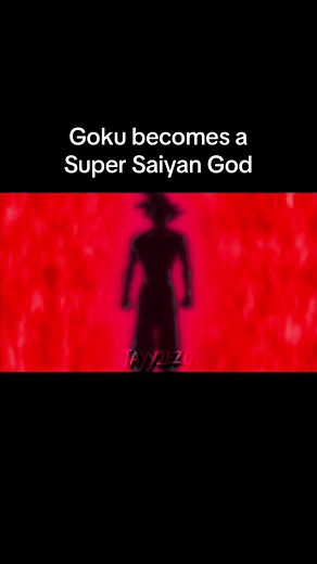 Goku Becomes a Super Saiyan God