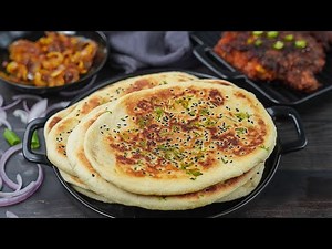 Naan Roti Recipe in 15 mins | Naan Rooti Recipe Without Yeast | Toasted