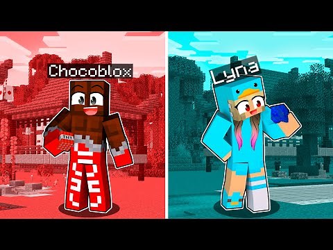 CASA DE UN SOLO COLOR! RETO CON CHOCOBLOX EN MINECRAFT