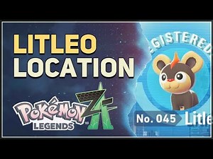 Litleo Location Pokemon Legends Z-A (Pokedex 045)