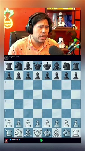 Hikaru vs Stockfish Bot Level 1 — Chess Game Highlights
