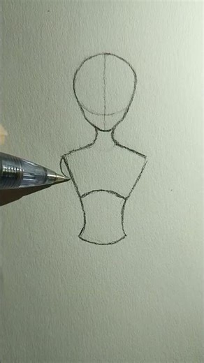 how to draw a body easy tutorial ✨#girl#body #drawing#art#easy #new #shortsviral