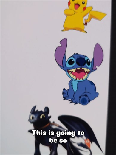 Listen YOU try coming up with the name. Please. I beg of you. Happy (late) 626 day chaos GROBLINS. You asked for the chaos and I hath delivered 🫡🫡🫡 . . . #mashables #megsmashables #626 #pikachu #httyd