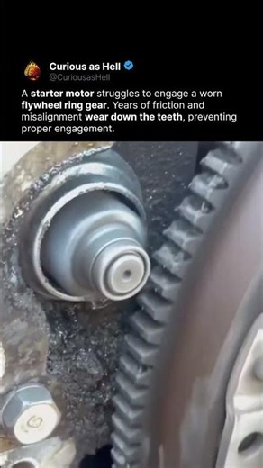 Worn Out Flywheel Teeth ⚙️