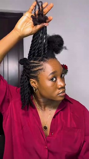 Chunky Twists Tutorial for Voluminous 4C Hair