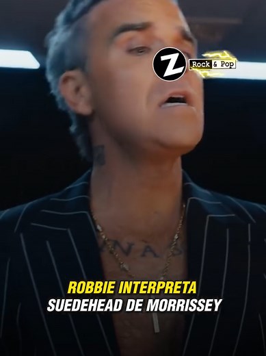 Robbie Williams rinde homenaje a Morrissey con 'Suedehead'