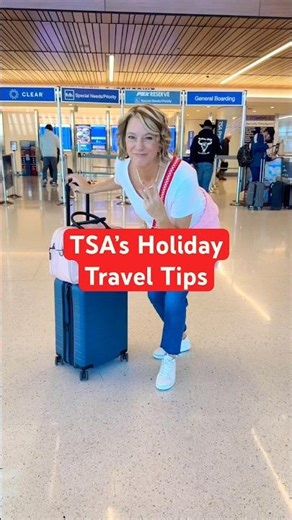 3 TSA Holiday Travel Tips #tsatips #traveltips