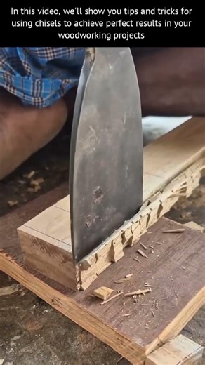 Mastering Chisel for Perfect Woodworking | Tips & Tricks #shorts #woodworking #usa