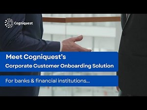 Smart KYB for Banks & Fintechs | AI-Driven Corporate Onboarding by Cogniquest