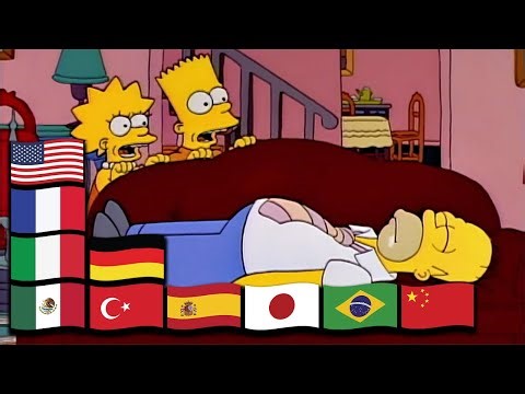 “Will you take us to Mount Splashmore?” in Different Languages | The Simpsons