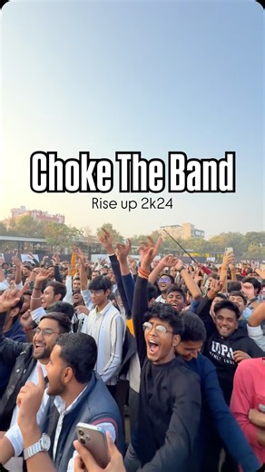 Choke The Band | CTB | Choke the band live l Rise up!🔥🎸🎹 The moment the lights hit and the crowd roared, we knew this was bigger than us. Every second on that... | Instagram
