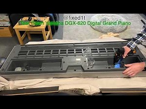 Yamaha DGX 620 Electric Grand Piano Teardown For Repair