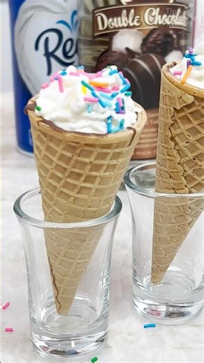 Waffle Cone Shooters #cocktail