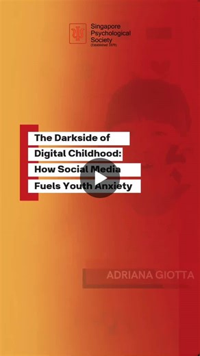 Digital Childhood s Dark Side: Anxiety Social Media s Impact | Singapore Psychological Society posted on the topic | LinkedIn