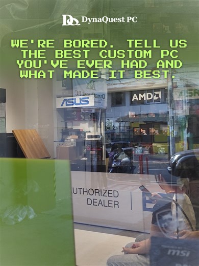 We’re bored… so let’s hear it. 👀🖥️ What’s the best custom PC you’ve ever had? The one that ran every game smoothly, never gave you problems, or maybe just looked too clean on your desk. Was it the GPU? The insane airflow? The RGB that made it feel like a spaceship? 🚀 Drop your best build in the comments and tell us what made it legendary. We’re curious. 👇😌 Thinking about building your next “best PC ever”? Hit us up and let’s put it together. 🔥 #CustomPC #PCBuildPH #GamingSetup #PCBuilder #