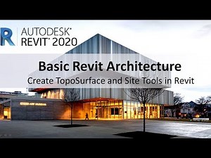 Revit Tutorial 13: How to Create TopoSurface and Site Tools in Revit