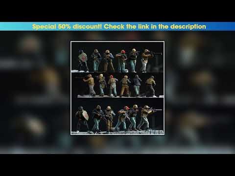 Best 1:72 Scale Model 6 Pcs Realistic Action Figure Russian Counter Strike Group Soldiers DIY Scene