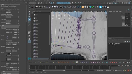 mayaADV绑定鸟范例 Bird