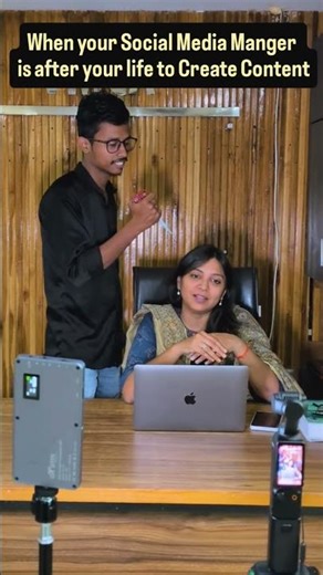 When Your Social Media Manager Says “Create Content” 😄 | Relatable Creator Life