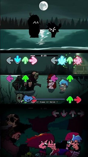 FNF Vs Jason Voorhees | Horror Story 13th Friday Night Funk Blood #fnf #fnfmod #fridaynightfunkin