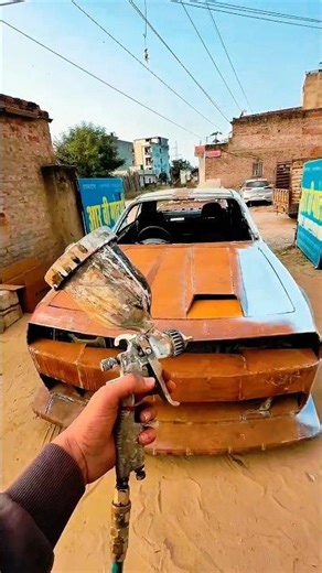 Dodge ke liye best beast colour! 🔥😱 #paint #dodge #homemade #colors #srt