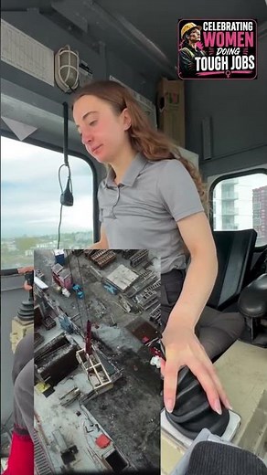 Just 19 Years Old… And She's Controlling A Tower Crane