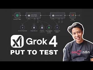 How Good Is Grok 4? I Tested 2 Workflows to Find Out (xAI + n8n Review)