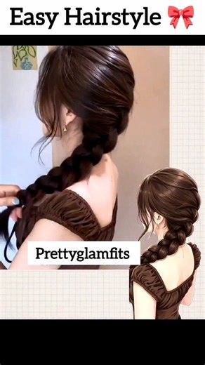 How to Do a Pull Through Braid | Simple & Stylish Long Hair Tutorial 💇‍♀️#PullThroughBraid #SleekBra
