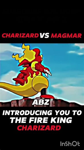 Charizard vs magmar fight #yosho