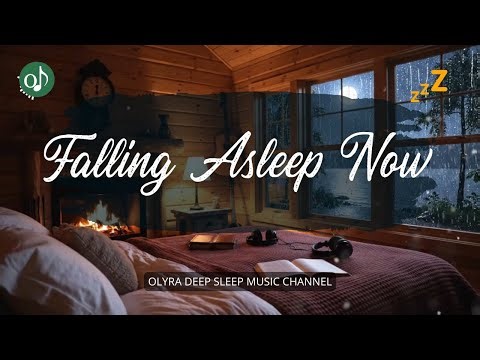 Night Ambience 🌙✨ Cabin Sounds Continue – Cozy Cabin Fireplace