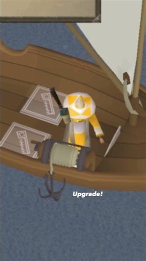 From a basic boat to an upgraded one..Sailing is here! ⛵️#osrs #mobilegame #mobilegaming #runescape