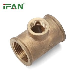 [Hot Item] Ifan ISO15875 Reducing Tee Brass Bronze Pipe Fittings