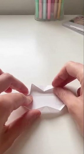 ⚠️DIY Paper Cringe Button😬!? Learn This Easy Trick #papercrafts #crafting #DIY