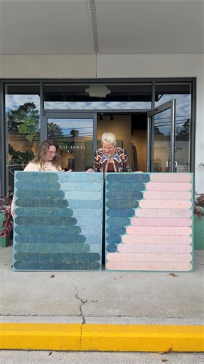 It’s the contrast of @marissavoytenko ‘s medium and her process that always fascinates me most. ⁠ ⁠ A meditative process of mark-making and geometric composition that requires the utmost precision and thoughtfulness balanced with the flow & somewhat untamable nature of encaustic creates a push and pull so like life—with beauty in both the order and the moments when everything doesn’t go exactly to plan💙 #MarissaVoytenko #EncausticPainting #EncausticPainter #ArtistProcess | Anne Irwin Fine Art