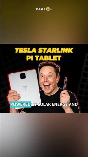 Tesla's new Starlink Pi Tablet is a game changer | Elon Musk | iPad | #shorts