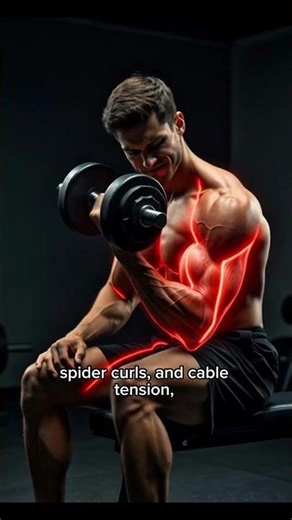 "Short Head Biceps EXPOSED 🔴 6 Best Exercises with 3D Muscle Activation | Bicep Workout"