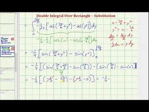 Evaluate a Double Integral Using Substitution Over a Rectangular Region - f(x,y)=xysin(x^2+y^2)