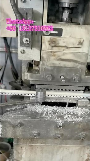 Functional testing of aluminum strip punching machine for exterior wall decoration, manufacturer