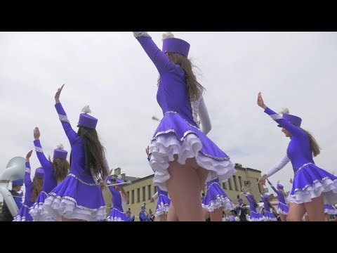 PARADE DRILL - Brass Band & Majorettes