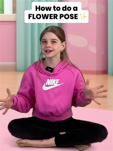 Can you do this ?🤔 This is a yoga “flower pose”. It’s a beautiful balance that challenges your strength, flexibility, and focus all at once. Be safe and try it, but make sure you don’t feel any pain. Move slowly, breathe deeply, and remember to listen to your body ❤️ Practice makes progress, so take your time and enjoy the journey ✨ #yoga #yogachallenge #yogapractice #kidsactive #gvokids #fyp