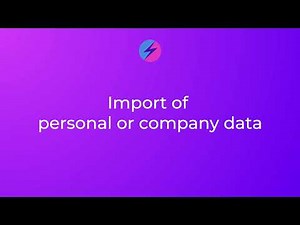 Import of personal or company data | Payroll CH