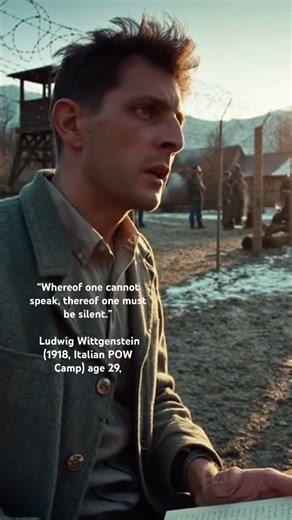 Ludwig Wittgenstein (1918, Italian POW Camp) age 29,
