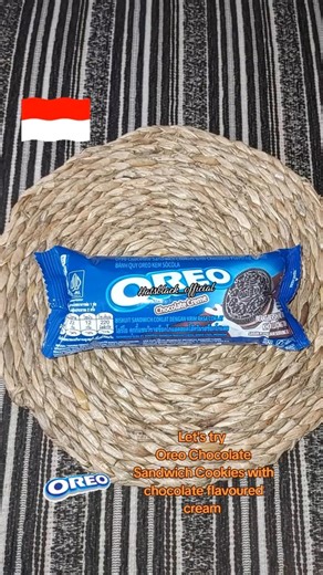 let's try Oreo Chocolate Sandwich Cookies with chocolate flavoured cream #oreo #chocolate